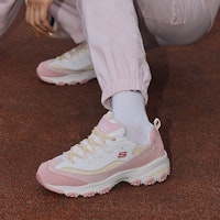 Sizing (Women) Skechers D'Lites 1.0 Sneakers Pink/Yellow 149906-PKYL
