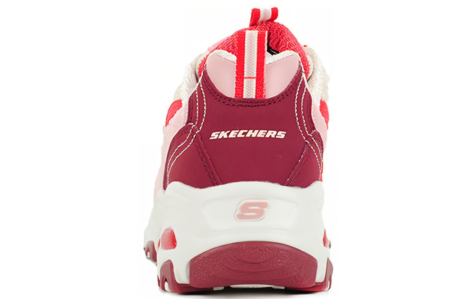 (W) Skechers D Lites 1.0 Splicing Dad Shoes Red/Pink 圖 5