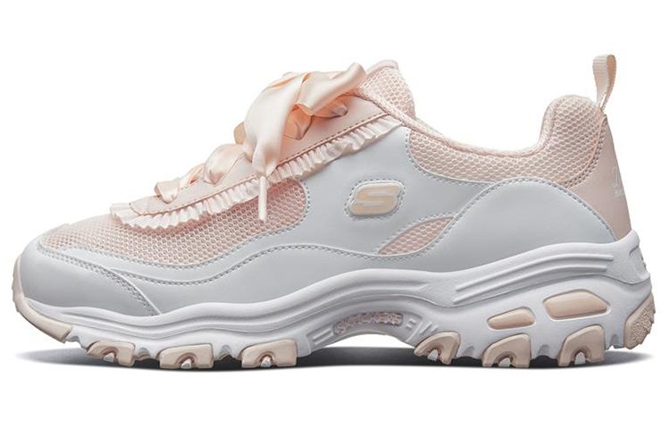 (W) Skechers D'Lites 1.0 Sport Shoes Pink/White