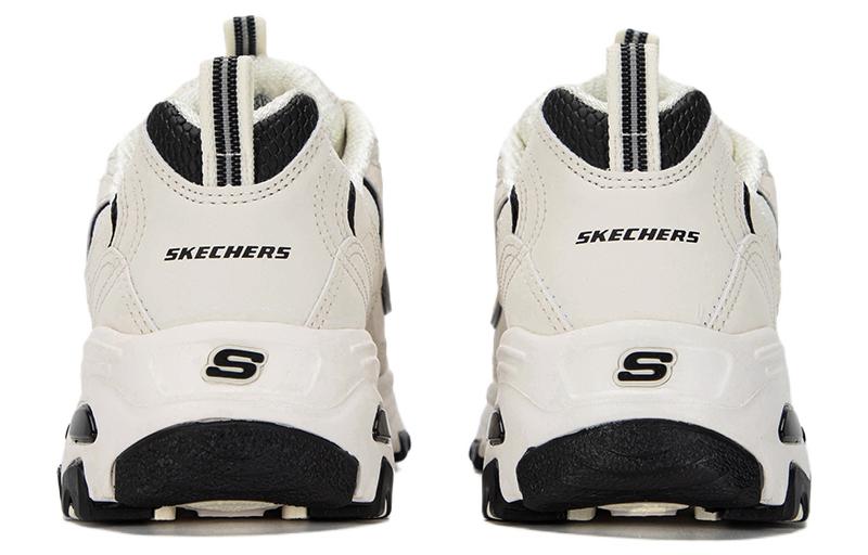 Shop Skechers D‘LITES 1.0 防滑耐磨 低筒 老爸鞋 女款 白色