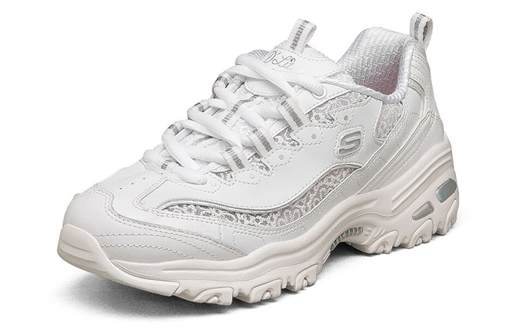 (W) Skechers D Lites 1.0 Running Shoes White 圖 3