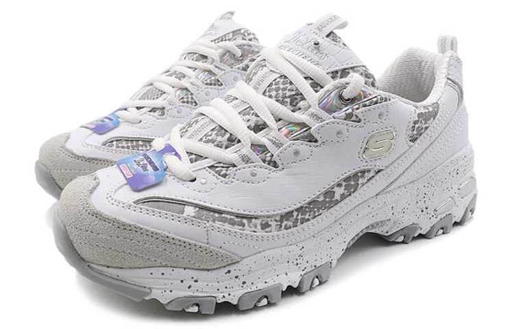 (W) Skechers D'Lites 1.0 White/Grey 圖 2