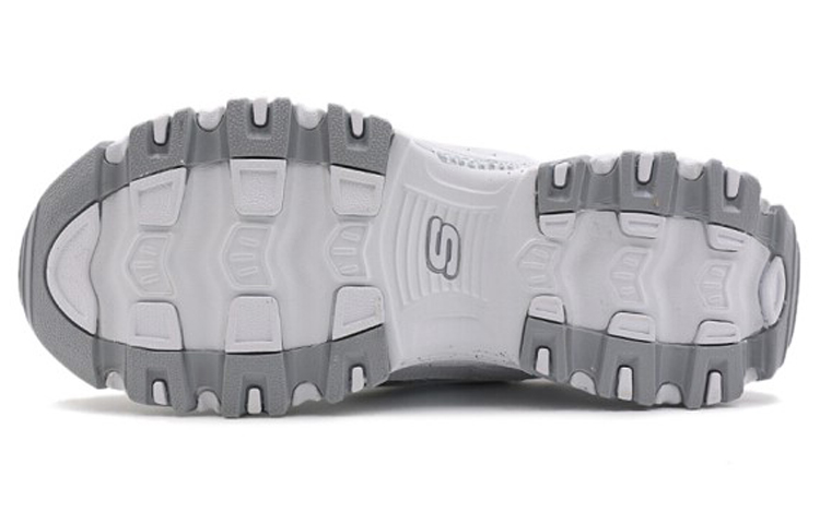 (W) Skechers D'Lites 1.0 White/Grey 圖 4