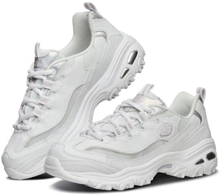 (W) Skechers D Lites 1.0 Putih 66666200-WHT Lookbook (W) Skechers D Lites 1.0 Putih 66666200-WHT