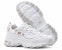 (W) Skechers D'lites 1.0 'Putih Emas Rose' 13170-WTRG