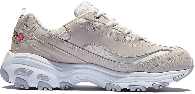 (W) Skechers D'Lites 1.0 Sepatu Low-Top Daddy Beige 11977-NAT Order (W) Skechers D'Lites 1.0 Sepatu Low-Top Daddy Beige 11977-NAT