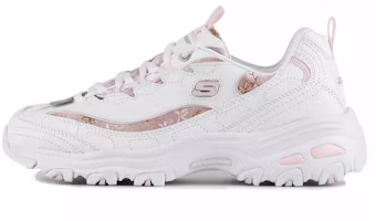 (Women) Skechers D Lites 1.0 low Shoes White/Pink 88888396-WLPK (Women) Skechers D Lites 1.0 low Shoes White/Pink 88888396-WLPK