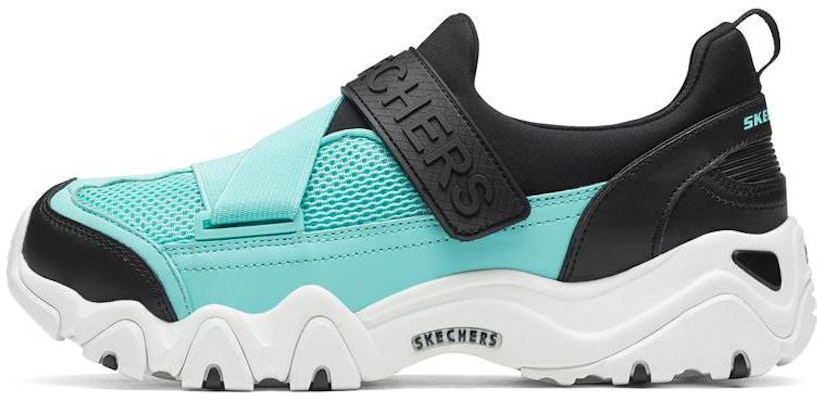 (Women) Skechers D'LITES 2.0 'Black Green' 88888016-BKAQ Buy (Women) Skechers D'LITES 2.0 'Black Green' 88888016-BKAQ