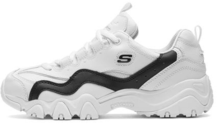 (W) Skechers D'lites 2.0 Hitam/Putih 88888001-WBK Buy (W) Skechers D'lites 2.0 Hitam/Putih 88888001-WBK