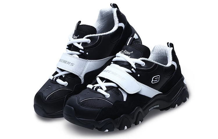 (W) Skechers D'Lites 2.0 'Black White' 圖 3