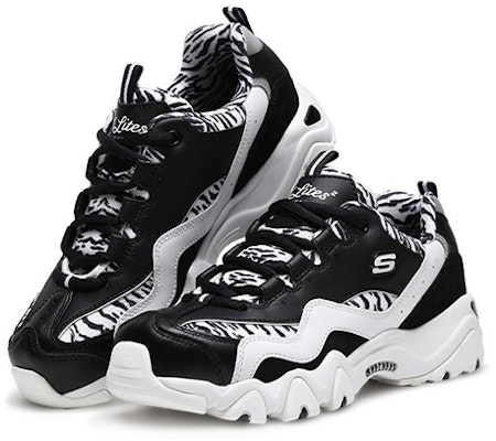 (W) Skechers D Lites 2.0 Zapatillas Daddy Bajas Blanco/Negro 99999672-BKW Lookbook (W) Skechers D Lites 2.0 Zapatillas Daddy Bajas Blanco/Negro 99999672-BKW