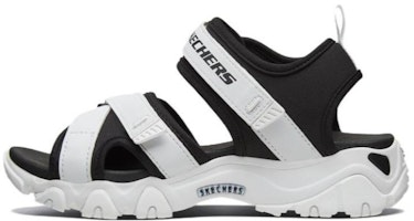 (Women) Skechers D'Lites 2.0 'Black White Velcro' 66666188-BKW (Women) Skechers D'Lites 2.0 'Black White Velcro' 66666188-BKW