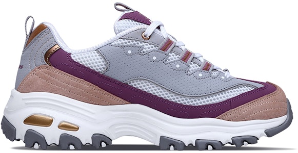 (W) スケッチャーズ D'lites 2.0 チャンス (グレー/パープル) 13146-GYPK Order (W) スケッチャーズ D'lites 2.0 チャンス (グレー/パープル) 13146-GYPK