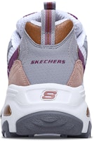 Cheap Skechers D‘LITES 2.0 Chance 奶茶熊 夾心糖果熊葡萄夾心糖 低筒 爸爸鞋 女款 灰紫