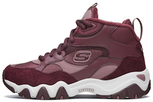 (Women) Skechers D'Lites 2.0 'Burgundy High-Top' 88888382-BURG (Women) Skechers D'Lites 2.0 'Burgundy High-Top' 88888382-BURG