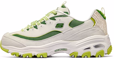 (Women) Skechers D'Lites 1.0 Chunky Sneakers 'Beige Green' 896738-WGR (Women) Skechers D'Lites 1.0 Chunky Sneakers 'Beige Green' 896738-WGR