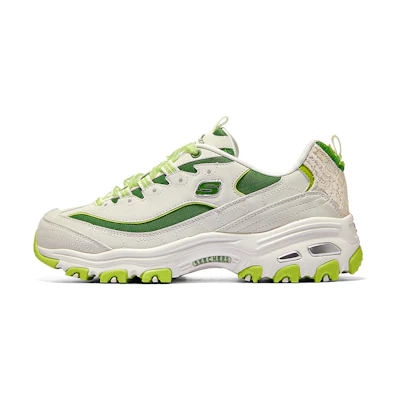 (W) Skechers D'Lites 1.0 Chunky Sneakers 'Beige Green'