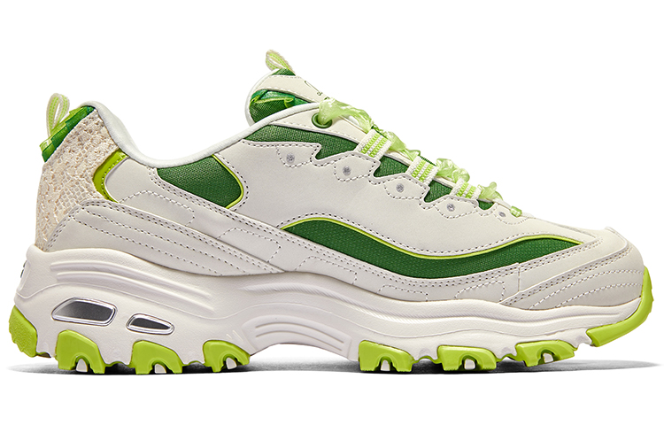 Order Skechers 蕾絲熊 2.0 舒適百搭 耐磨透氣 低筒 老爹鞋 女款 白綠