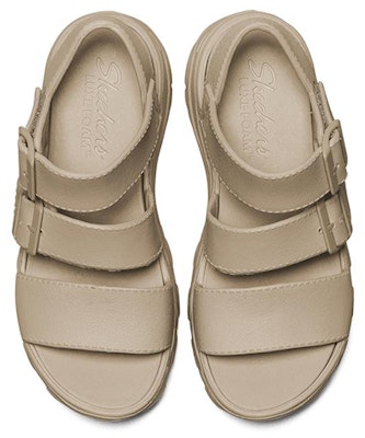 Skechers D'Lites 2.0 休閒涼鞋 女款 灰褐色 Shop Skechers D'Lites 2.0 休閒涼鞋 女款 灰褐色