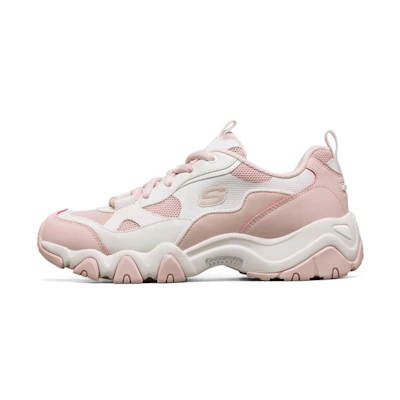 (W) Skechers D'Lites 2.0 'Pinkred Light Pink'