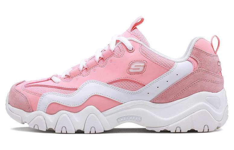(W) Skechers D'Lites 2.0 'Pink Low-Top'