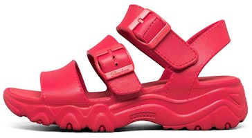 (Women) Skechers D'Lites 2.0 'Red Casual Sandal' 111061-RED (Women) Skechers D'Lites 2.0 'Red Casual Sandal' 111061-RED