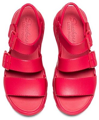(Women) Skechers D'Lites 2.0 'Red Casual Sandal' 111061-RED Shop (Women) Skechers D'Lites 2.0 'Red Casual Sandal' 111061-RED