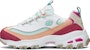 (W) Skechers D'lites 2.0 Peluang Putih/Hijau/Merah Jambu 13146-WMLT