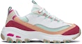Order (W) Skechers D'lites 2.0 Peluang Putih/Hijau/Merah Jambu 13146-WMLT