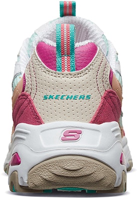 (Women) Skechers D'lites 2.0 Chance White/Green/Pink 13146-WMLT Shop (Women) Skechers D'lites 2.0 Chance White/Green/Pink 13146-WMLT