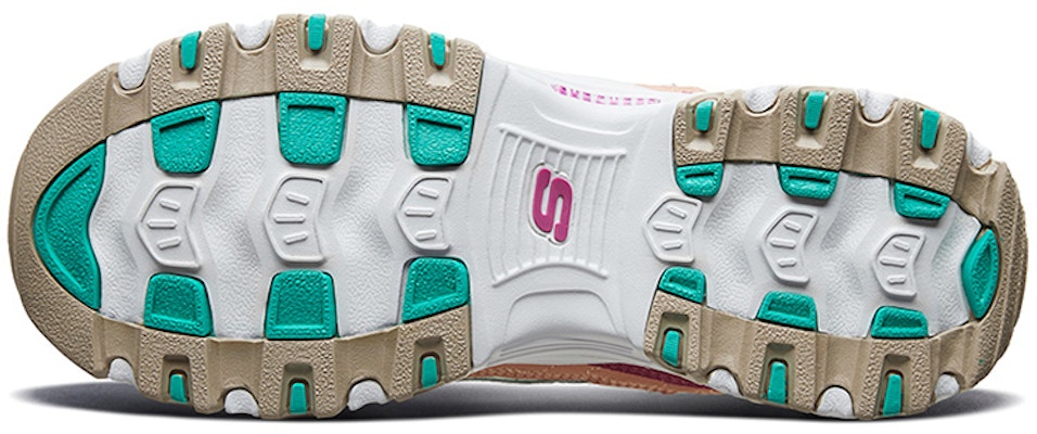 (Women) Skechers D'lites 2.0 Chance White/Green/Pink 13146-WMLT Purchase (Women) Skechers D'lites 2.0 Chance White/Green/Pink 13146-WMLT