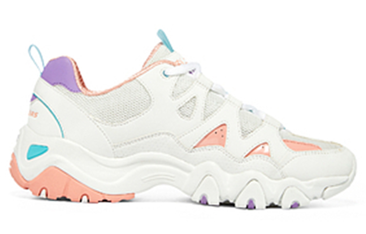 (W) Skechers D'Lites 2.0 'White Pink Purple' 圖 2