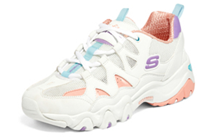 (W) Skechers D'Lites 2.0 'White Pink Purple' 圖 4