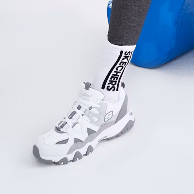 (Women) Skechers D'lites 2.0 Grey/White 99999693-WGY Details for (Women) Skechers D'lites 2.0 Grey/White 99999693-WGY
