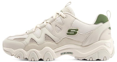 (Women) Skechers D'Lites 2.0 'White Green' 896152-NTOL (Women) Skechers D'Lites 2.0 'White Green' 896152-NTOL