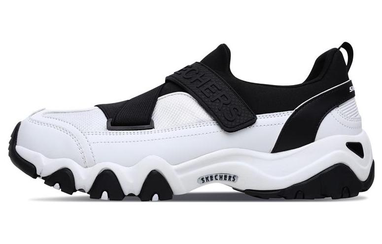 (W) Skechers D'Lites 2.0 'White Black'