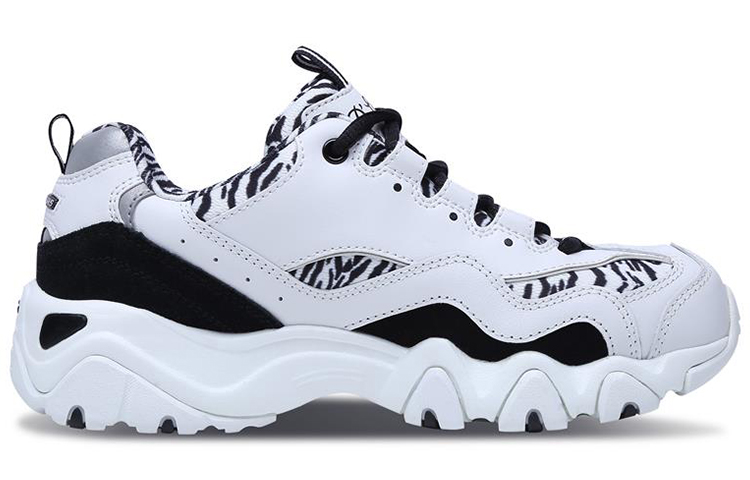 (W) Skechers D'Lites 2.0 'White Black' 圖 2