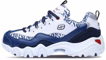 (W) Skechers D'Lites 2.0 'Putih Biru Merah' 99999672-WNVR Buy (W) Skechers D'Lites 2.0 'Putih Biru Merah' 99999672-WNVR
