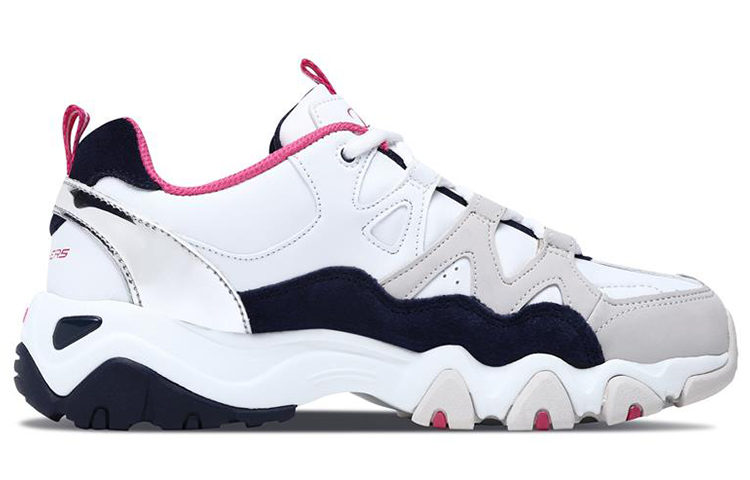 (W) Skechers D'Lites 2.0 'White Red' 圖 2