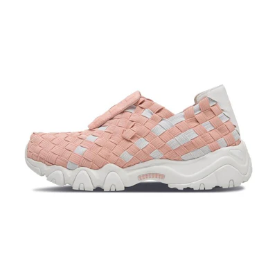 (W) Skechers D'Lites 2.0 'White Pink'