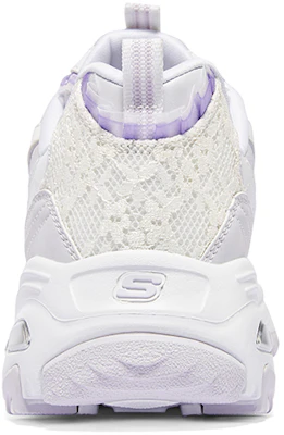 (W) Skechers D'Lites 1.0 'Blanco Morado' 896738-WLV Purchase (W) Skechers D'Lites 1.0 'Blanco Morado' 896738-WLV