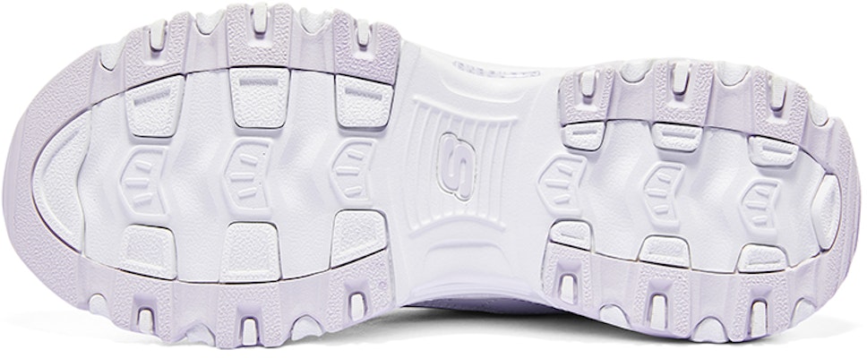 (W) Skechers D'Lites 1.0 'Blanco Morado' 896738-WLV Details for (W) Skechers D'Lites 1.0 'Blanco Morado' 896738-WLV