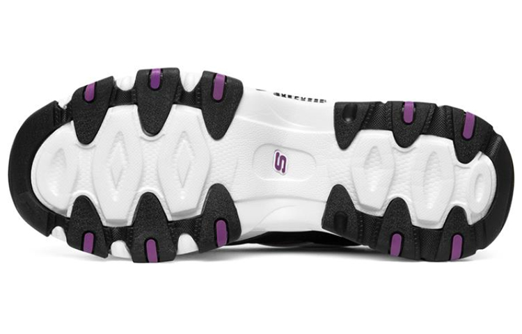 (W) Skechers D'lites 2.0 Sports Shoes White/Purple/Black 圖 5