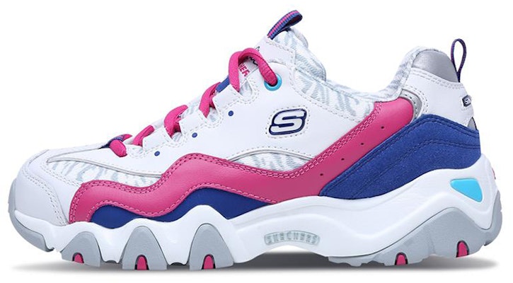 (Women) Skechers D'Lites 2.0 'White Red' 99999672-WFUS Buy (Women) Skechers D'Lites 2.0 'White Red' 99999672-WFUS