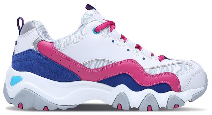(Women) Skechers D'Lites 2.0 'White Red' 99999672-WFUS Order (Women) Skechers D'Lites 2.0 'White Red' 99999672-WFUS