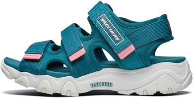 (Women) Skechers D lites 2.0 Fashion Leisure Sandal Blue/Green 88888342-TEAL (Women) Skechers D lites 2.0 Fashion Leisure Sandal Blue/Green 88888342-TEAL