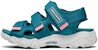 (W) Skechers D lites 2.0 Sandal Fesyen Santai Biru/Hijau 88888342-TEAL