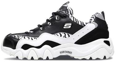 (Women) Skechers D Lites 2.0 Low-Top Daddy Shoes Black/White 99999672-BKW (Women) Skechers D Lites 2.0 Low-Top Daddy Shoes Black/White 99999672-BKW