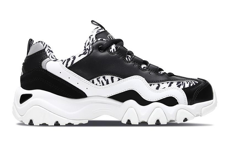 Order (W) Skechers D Lites 2.0 Low-Top Daddy Schuhe Schwarz/Weiß 99999672-BKW