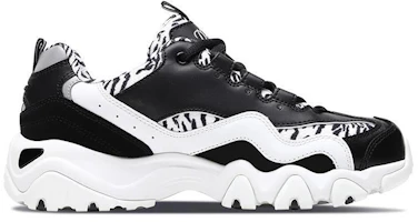 Order Skechers斯凯奇 D'Lites 2.0 復古低筒老爹鞋 女款 黑白豹紋